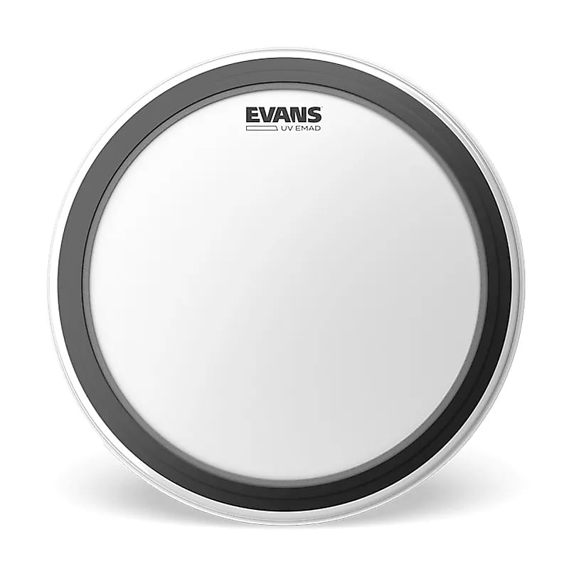 Evans BD18EMADUV UV EMAD Coated Bass Drum Head - 18" image 1
