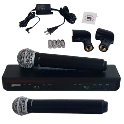 QSC K12.2 12" Powered Active DJ PA Speakers + BLX288/PG58 Wireless Mic System (H11 Band) image 13