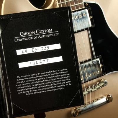 Gibson Custom Shop PSL '64 ES-335 Reissue VOS Gold Mist Poly image 20