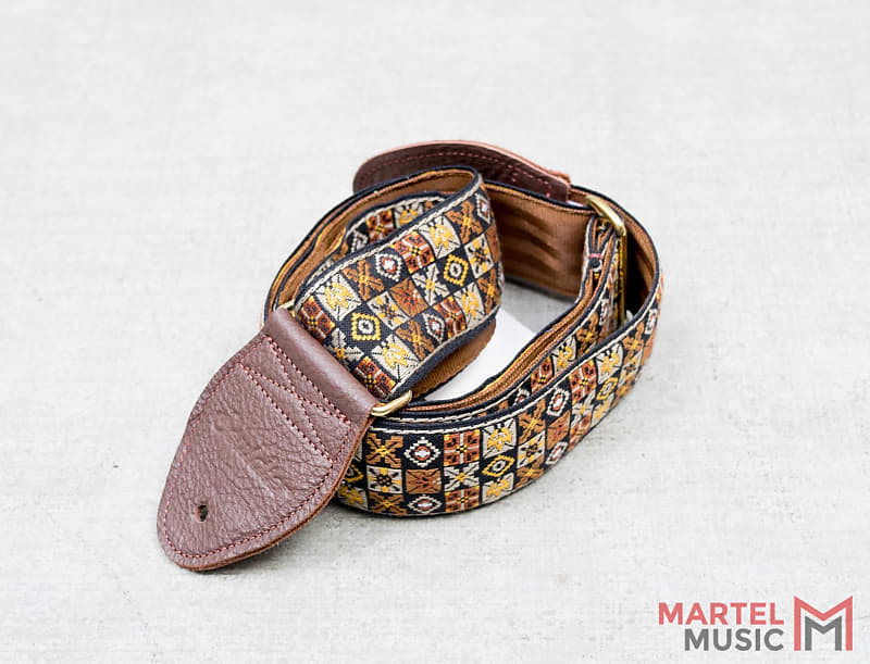 Souldier GS0296NM01WB Woodstock Gold Guitar Strap Reverb