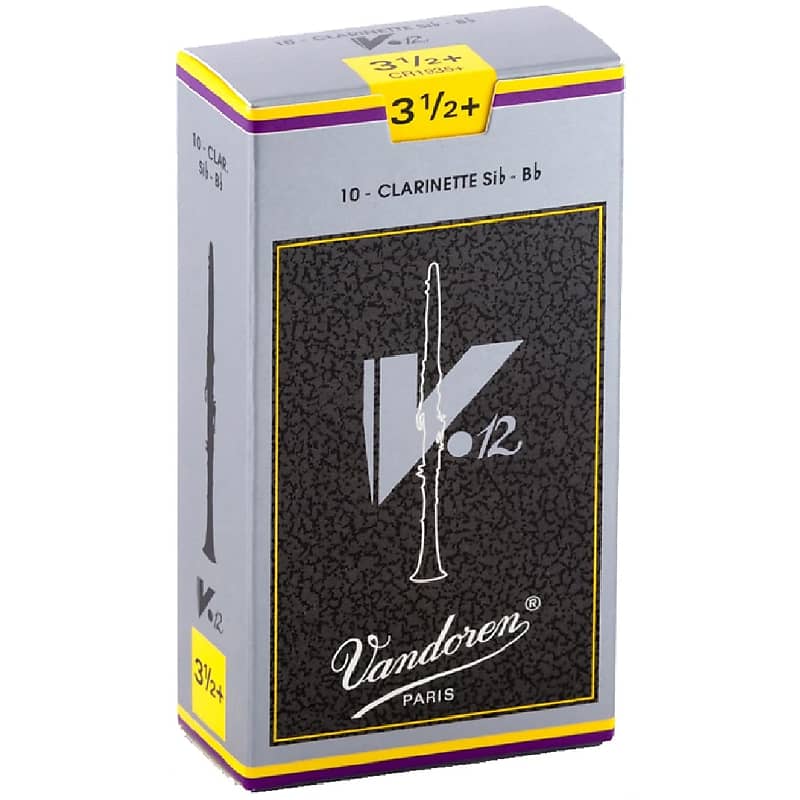 Vandoren CR1935+ 3.5+; Bb Clarinet Reeds; Vandoren V-12; 10 per box image 1