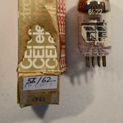 Amperex ? Gold Pin 6922 E88CC TV-7D/U Tested 6DJ8 ECC88 | Reverb