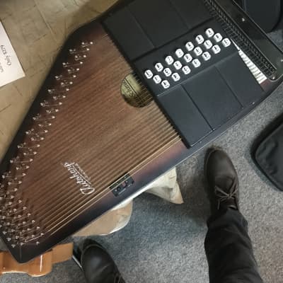 Oscar Schmidt 36 string 21 chord autoharp with built in digital