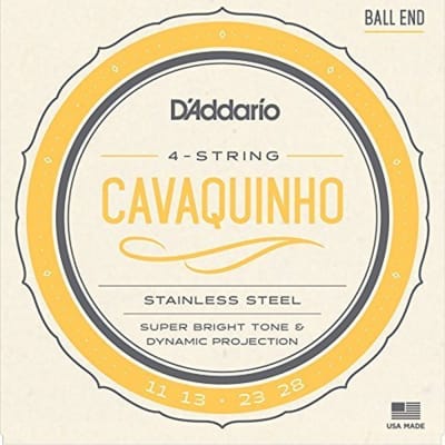D'Addario EJ93 Stainless Steel Cavaquinho String Set - Ball End image 1