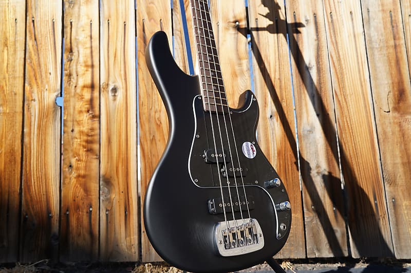 G&L TRIBUTE SERIES SB-2 Black Frost 4-String Electric Bass Guitar image 1