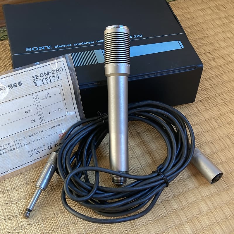 ☆ 1970s ☆ Sony ECM-280 ☆ Electret Condenser Microphone