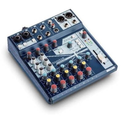 Notepad 8 Fx; 8 Ch Desktop Mixer W/ Usb, 3 Band Eq, And Lexicon Effects image 1