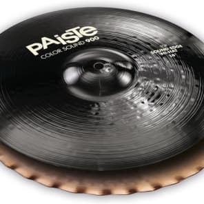 Paiste 14 inch Color Sound 900 Black Sound Edge Hi-hat Cymbals image 3