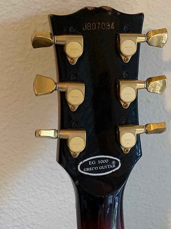 Greco EG 1000C DRY Z Super Real Custom Black Beauty 1980