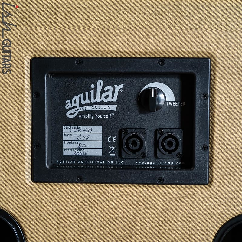 Aguilar DB112 Boss Tweed 8ohm Bass Speaker Cabinet | Reverb