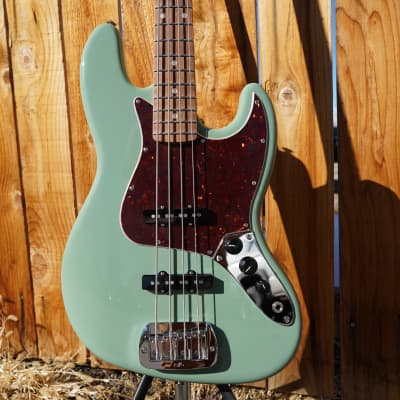 G&L USA Fullerton Deluxe JB Matcha Green/Pine Body 4-String Electric Bass Guitar w/ Gig Bag NOS image 6