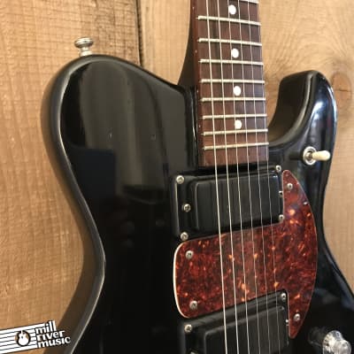 Mosrite SM Singlecut Vintage Electric Guitar Black Modified 1977 image 7