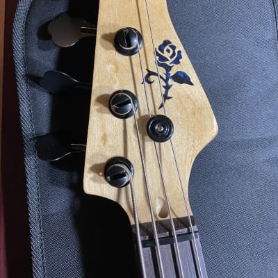 Partscaster Precision Bass “Black Rose” image 4