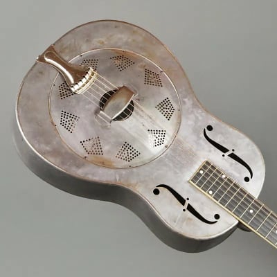 1930 National Triolian Vintage Resonator  Resophonic Acoustic Guitar Amazing Player's Example image 3