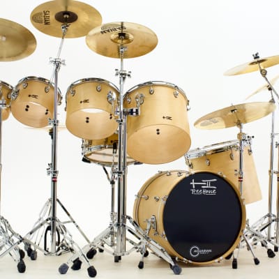TreeHouse Custom Drums 8-Piece Plied Maple Concert Tom Drumset image 5