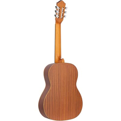 Ortega Guitars 6 String Family Series Full Size Nylon Classical Guitar with Bag, Right, Cedar Top-Natural-Satin, (R122) image 2