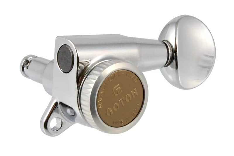 Gotoh SG381-MGT Locking 3x3 Tuning Keys, 16:1 Gear Ratio - CHROME image 1