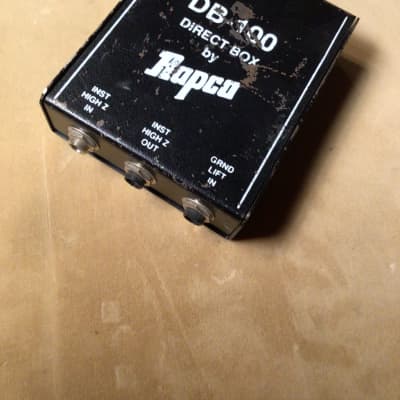 RapCo DB-1 Passive Direct Box 1990's Black image 3