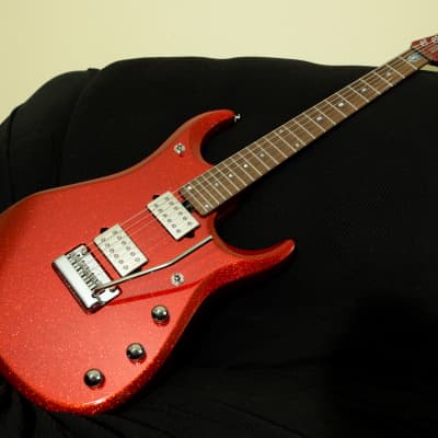 Ernie Ball Music Man John Petrucci JP13 6-String in Cardinal Red Sparkle w/Dimarzio Dominions image 4