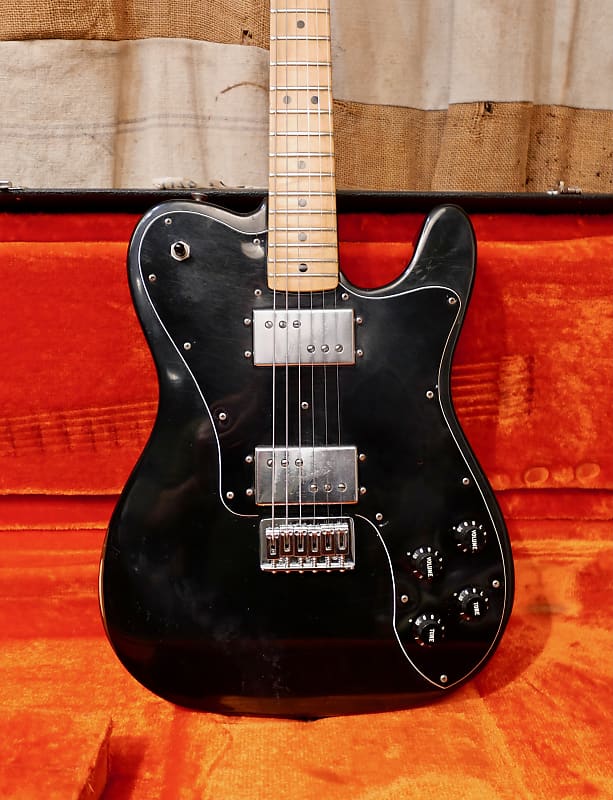Fender Telecaster Deluxe Black 1978年製 1978 Fender Telecaster Deluxe Black | Guitar Chimp