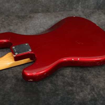 1966 Fender Precision Bass - Candy Apple Red image 11