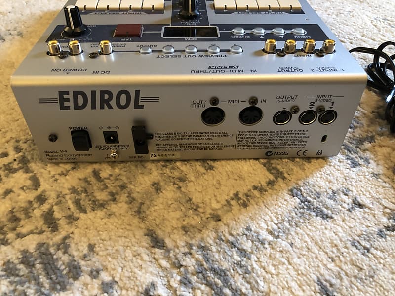 Roland Edirol V4 V-4 - 4 Channel Video Mixer with effects | Reverb