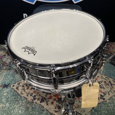 Ludwig - 14x5" Supraphonic, Trans Badge Snare Drum 1958-1959 - Chrome Over Brass. Stunning! image 9