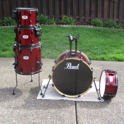 Pearl Export EX 12 Round X 9 Rack Tom, Wine Red, Hardwood Shell, ISS Mount! image 9