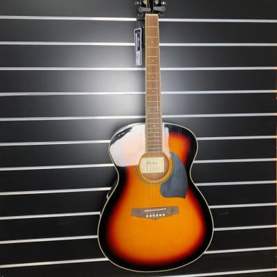 Ibanez PC15 VS Performance Grand Concert Acoustic Guitar Vintage Sunburst High Gloss Finish image 2