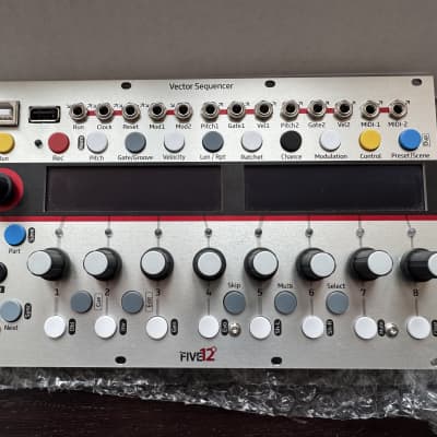 Five 12 - Vector Sequencer MK I + Jack Expander + Vector ModCase 54HP image 2