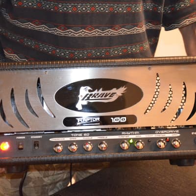 Brave  Raptor100 compact 2 channels all tube head*great powerful ROCK sounds*rare model*mint condit. image 4