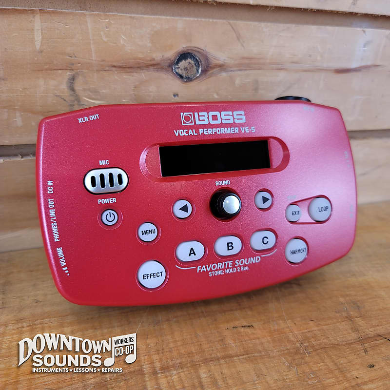 Boss VE-5 Vocal Processor - Red | Reverb Boss VE-5 Vocal Processor - Red | Reverb