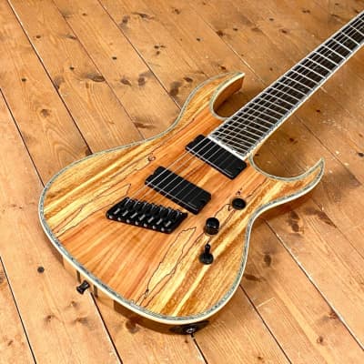 BC Rich Shredzilla 7 string Prophecy Archtop in Spalted Maple (1032) image 9