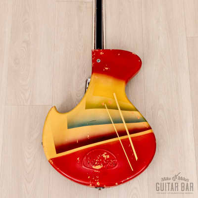 1960s Wandré Rock Oval Vintage Aluminum Neck Guitar w/ Case, Italy image 3