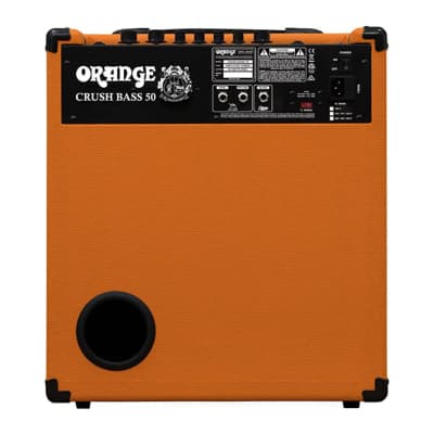 Orange Amps Crush Bass 50 1x12-Inch Combo Amp (Orange) with Chromatic Tuner,Cabinet Simulation,CabSim Headphone Output, and Aux Input image 5