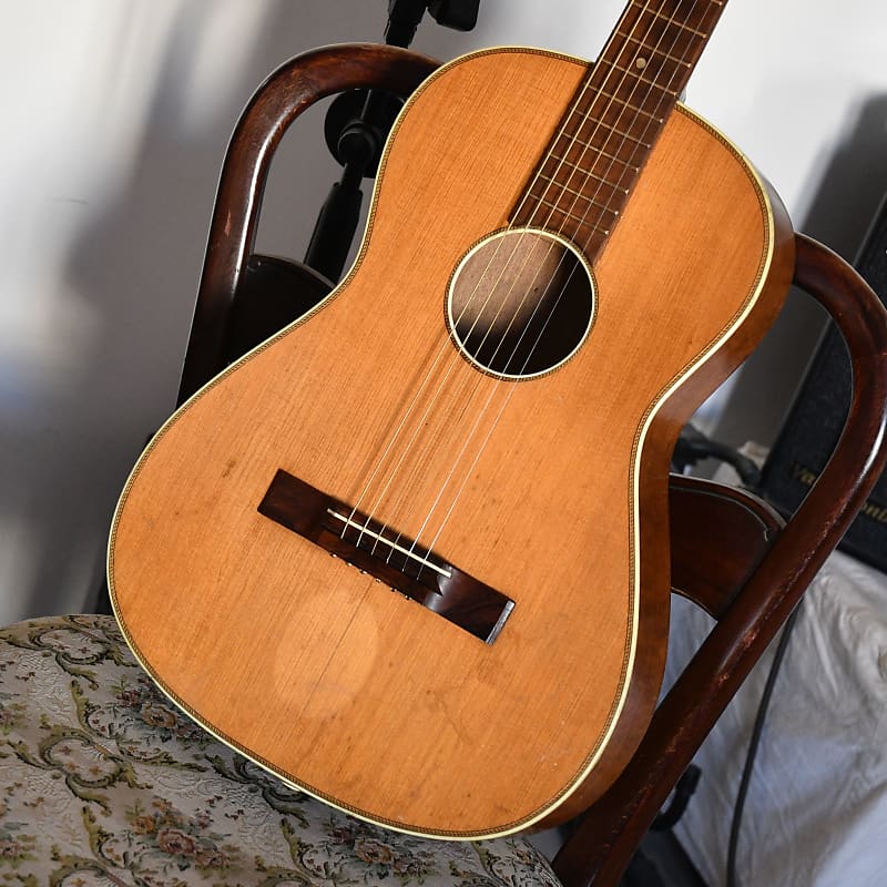 Vintage Hofner 517 Parlor Guitar, 1950's, Solid top and great sound – video included image 1