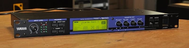 Yamaha REV 500 1990's Black & Blue | Reverb