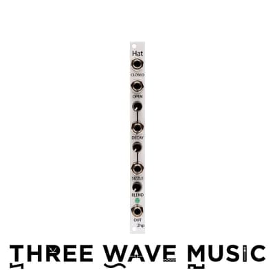 2hp Hat - Cymbal Percussion Module [Three Wave Music] image 1