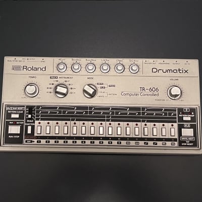 Roland TR-606 Drumatix 1980s - Silver