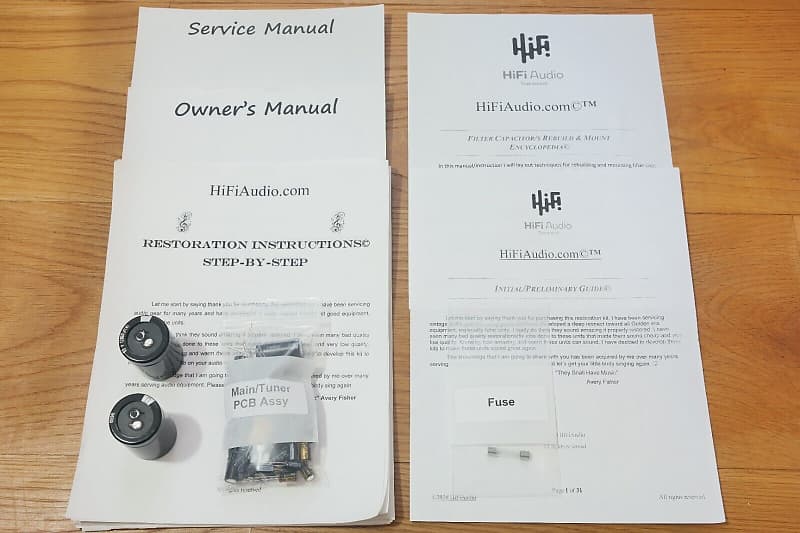 Yamaha CR-840 restoration kit filter capacitor repair rebuild fix  			