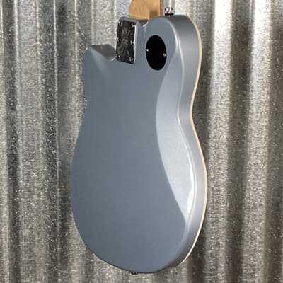 Reverend Double Agent OG Metallic Silver Freeze Guitar #65524 image 8