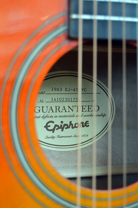 Epiphone 1963 J-45 Limited Edition | Reverb