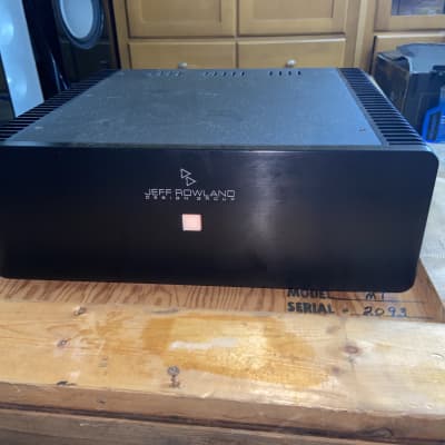 Jeff Rowland Collectors Alert - Model 1 Power Amp with original factory shipping crate image 9