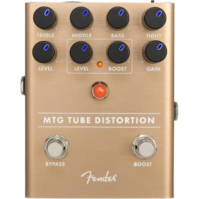 Fender MTG Tube Distortion Guitar Effect Stomp Box Pedal for sale