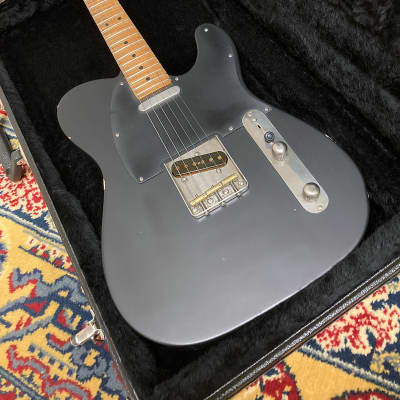 LsL T Bone One Matte Black Tele, Telecaster 5A Highly Figured Roasted Flame Maple Neck & Fretboard, Aged, Relic image 23