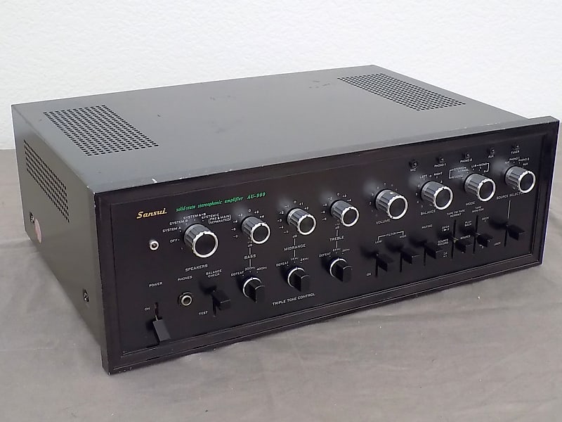 Sansui AU-999 Stereo Integrated Amplifier Recapped Restored Mods image 1