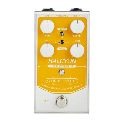 Origin Effects Halcyon Gold Classic Overdrive Guitar Effect Pedal image 2