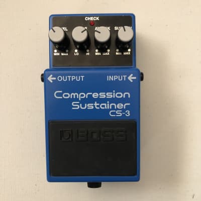 Boss CS-3 Compression Sustainer (Silver Label) 1997 - Present Blue image 1