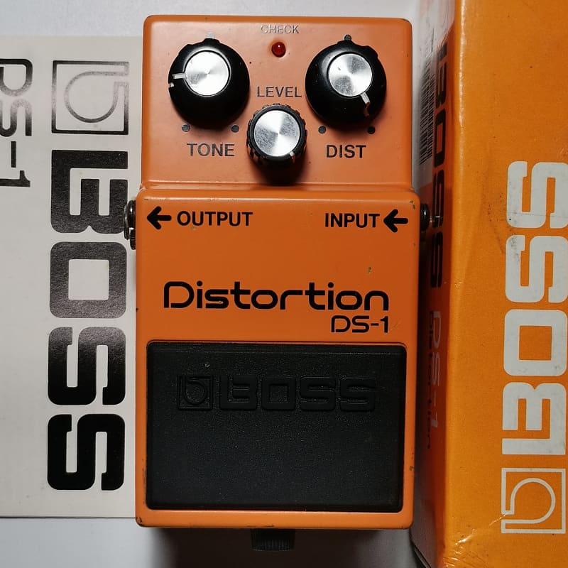 Boss DS-1 Distortion 1993 (Black Label) / w/ box and manual / | Reverb