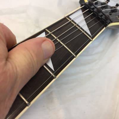 Fernandes JS-100 Rhodes Floyd Rose Black Offset V Japan Guitar Pro Set Up image 5